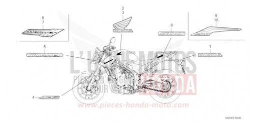 MARQUE/RAYURE CB500FACT de 2026